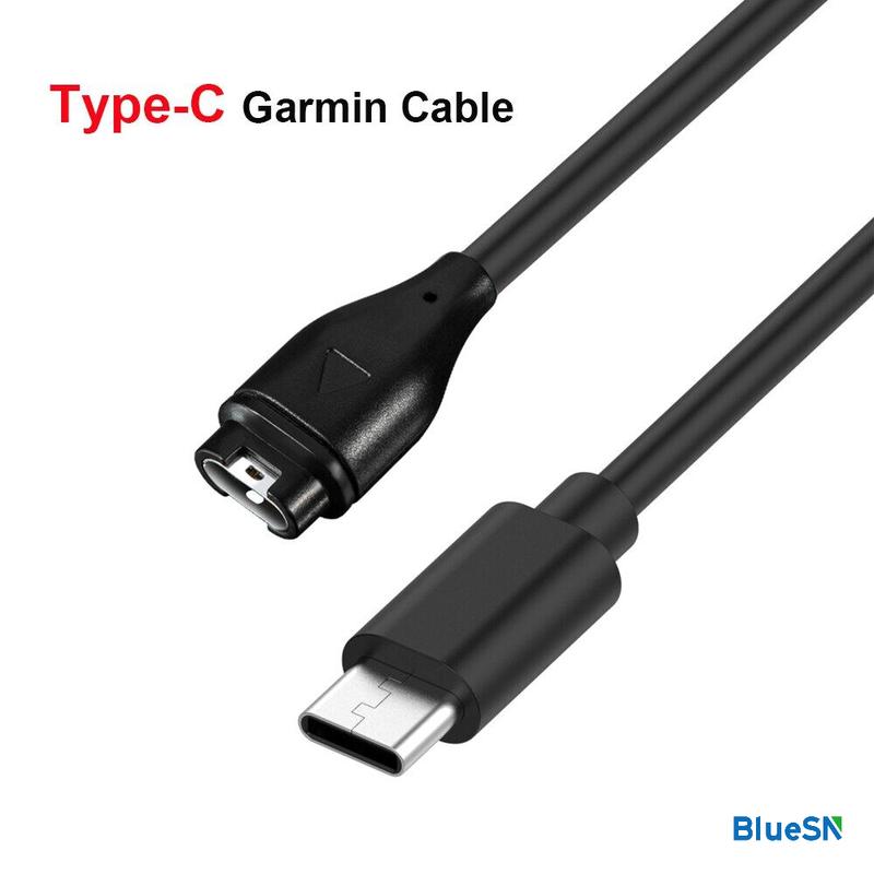Cáp sạc đồng Hồ BLUESN loại C, dành cho Garmin Venu 2 Plus, Fenix 8, 7S, 7X,…