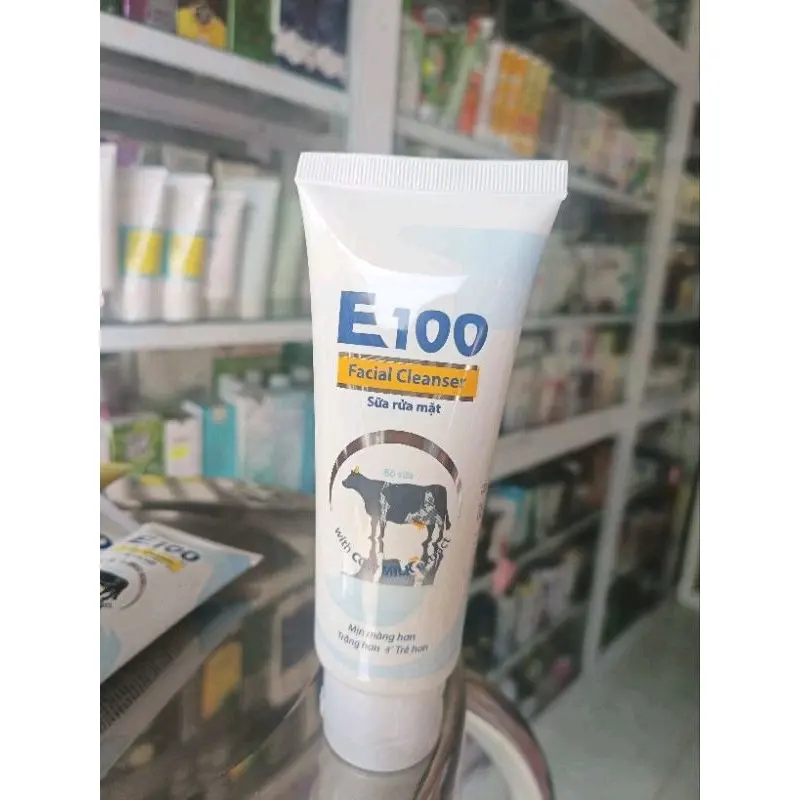 sữa rửa mặt e 100 nghệ- nha đam 4