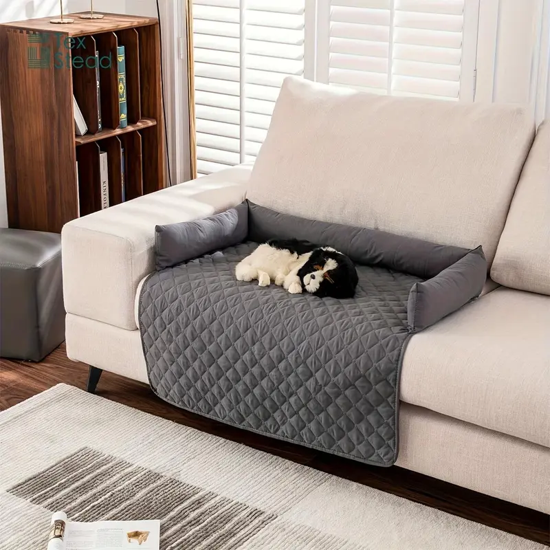 Solid Color Pet Sofa, Washable Pet Sofa, Non-slip Waterproof Sofa Protective Pad, Pet Supplies for Home Living Room, Dog Bed Mat, Dog Sofa Pad 0