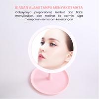 Gambar DoraHomi Cermin Rias LED Mirror Bulat Tombol Touch Screen Kaca Makeup - Pink Non LED dari Telixmart Indonesia Kota Administrasi Jakarta Timur 3 Tokopedia