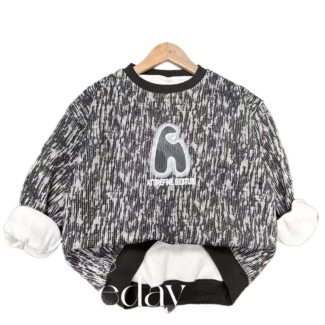 ÁO NỈ LÓT LÔNG CHỮ A ĐẠI SIZE 120-160