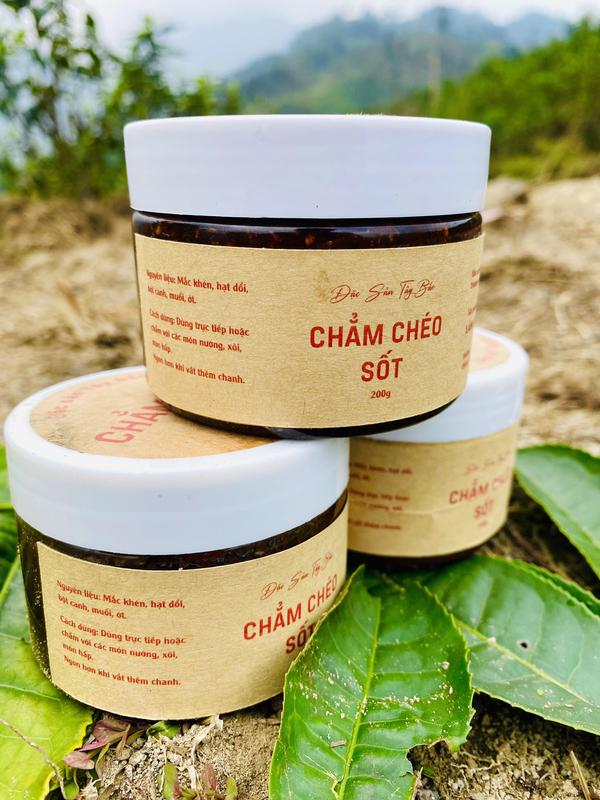 Chẩm Chéo Tây Bắc Hũ 200G Lâm A Tuyến Gia Vị Dạng Sệt