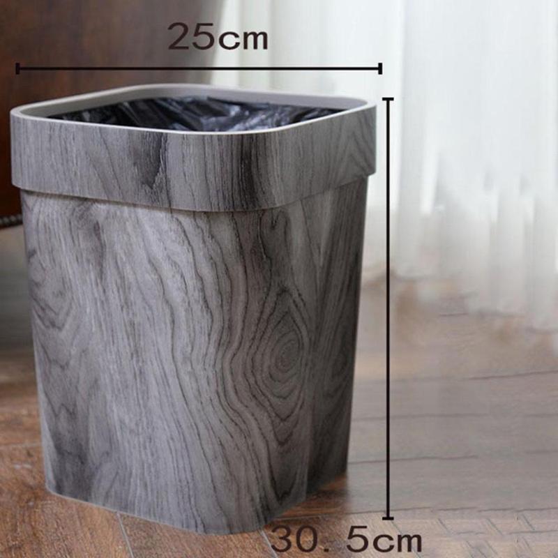 Product Introduction of Retro Waste Bins Creative Square Wastebasket for Bedroom Powder Rooms Office 1