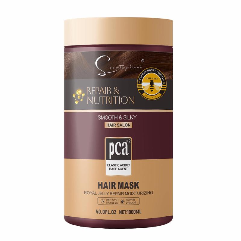 Product Introduction of 【Clean up the warehouse】ORIGINAL Scentsphere Hair mask treatment FDA Repair And Maintenance Hair Mask Hair mash conditioner 1000ml REPAIR & NUTRITION SMOOTH & SILKY HAIR SALON ROYAL JELLY REPAIR MOISTURIZING Haircare Moisture 22