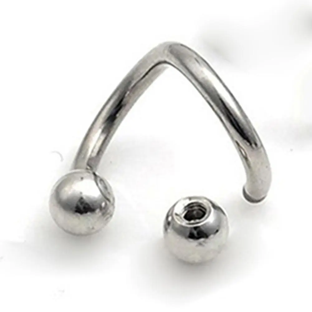 Khuyên Tai Đinh Tán Seaceell, Dành Cho Phụ Nữ, Thiết Kế Xoắn Mũi, Làn Gợi Cảm, Kiểu Lông Mày Và Sụn, Trang Sức Xỏ Lỗ