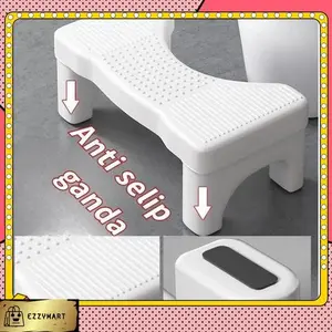 EzzyMart J1 Bangku Pijakan Kaki Toilet Bangku Sehat Kaki Closet Bangku Toilet Kamar Mandi Kloset