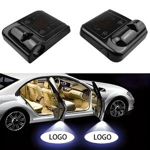 Car Door Logo Projector Night Light, 2 Counts Car Door Logo Projector LED Decorative Light, Battery Operated Car Welcome Projector Light without Battery, Car Accessories, Car Stuff, Gift for Boyfriend, for Nissan Navara Accessories, Men's Gadgets