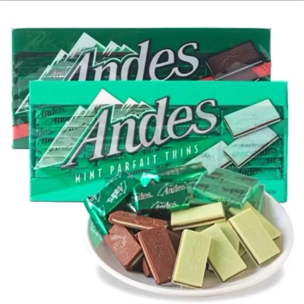 KẸO SOCOLA BẠC HÀ ANDES 132gr & 1,13kg MỸ (2 vị)