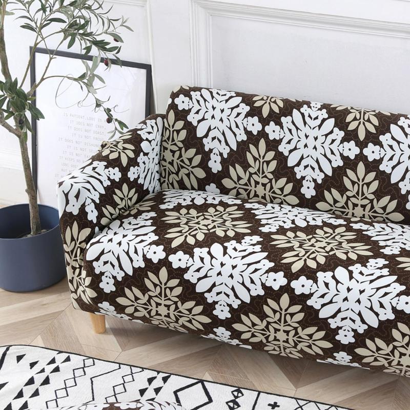 Floral Pattern Sofa Cover, 1/2 Counts Soft Comfortable Sofa Slipcover, Sofa Protector for Home Living Room, Home Decor 7