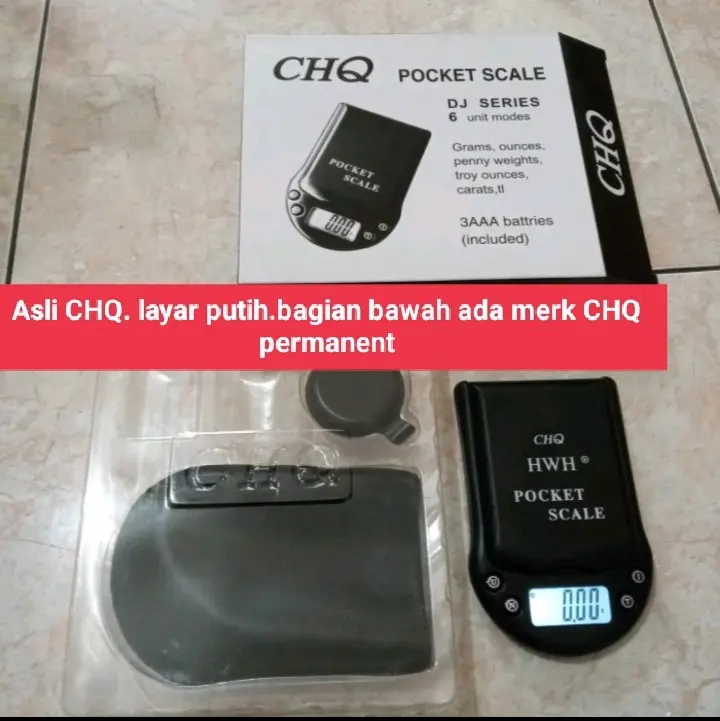 Timbangan Digital CHQ layar Putih Buat emas,analitik,Obat 200gr x 0.01