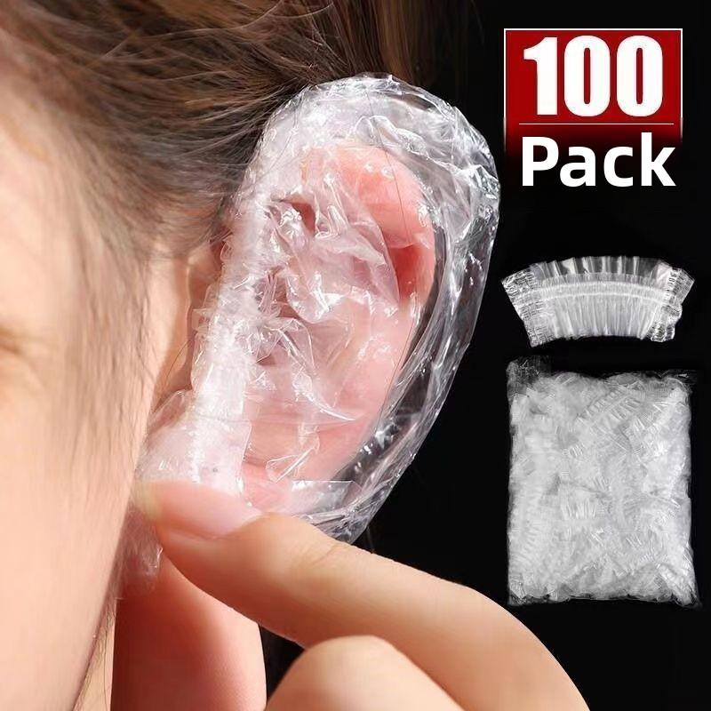 100pcs Disposable Ear Covers - Waterproof Ear Protectors For - TikTok ...