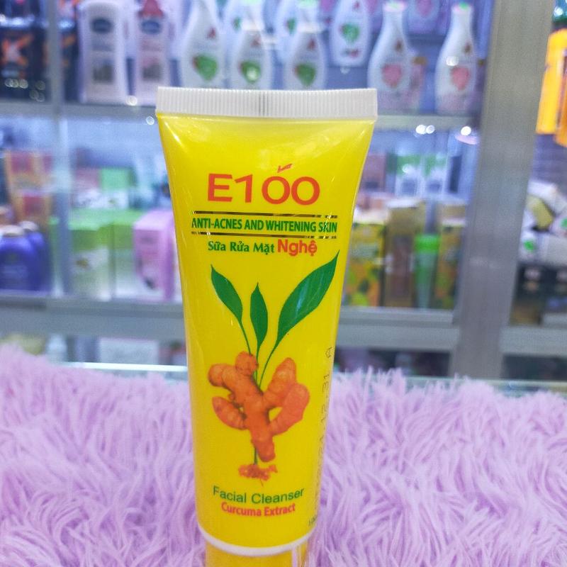 Sữa rửa mặt E100 giảm mụn, sáng da, mịn màng 3