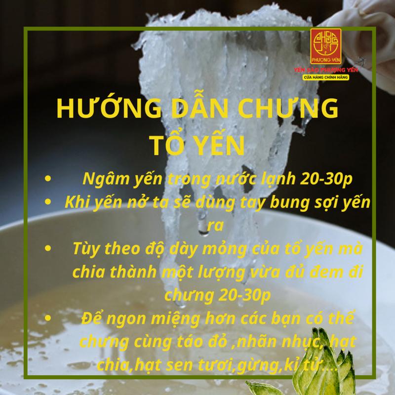 Chân Yến Thô  miếng lớn SUPEER VIP ít lông và tạp chất  Tặng Kèm Táo Đỏ + Đường Phèn- Yến Sào Phượng Yến Food 4
