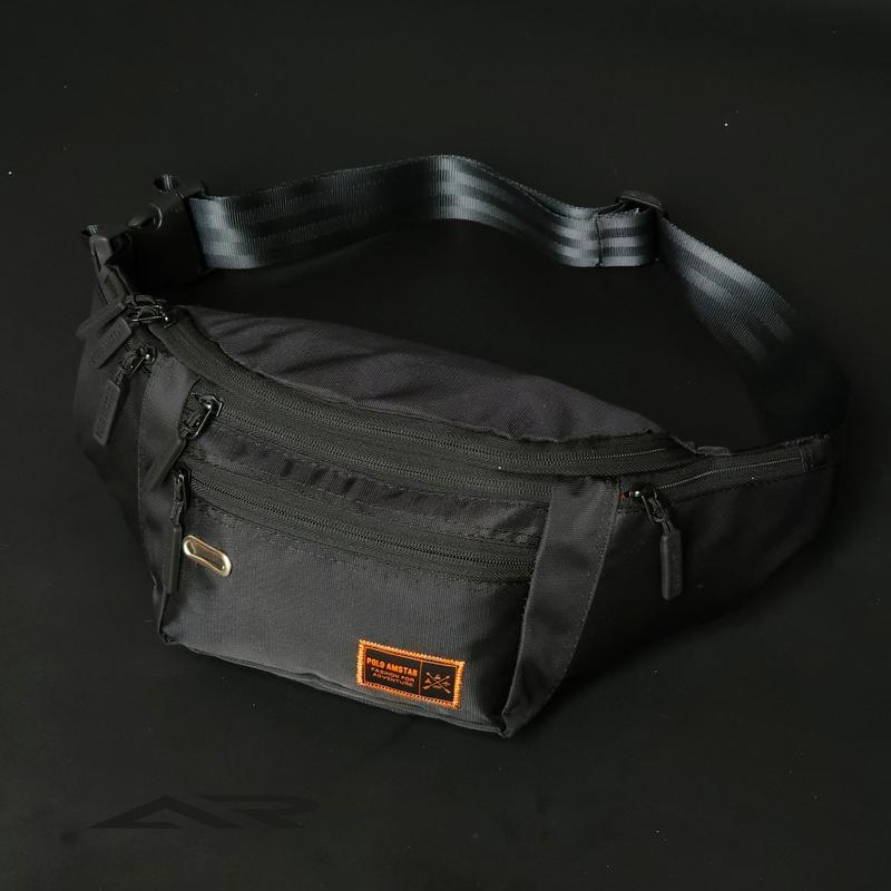 Tas Selempang Pria POLO AMSTAR Original Waistbag Extra Organizer pinggang 8