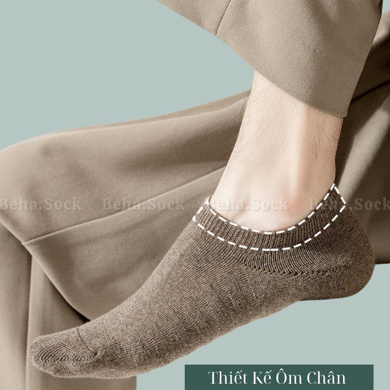 Set 10 Đôi Tất Vớ Lười Nam Thiết Kế Lớp Lông Dày Dặn 7