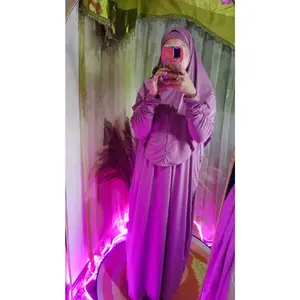 Set Abaya Lengan Serut