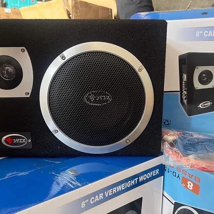 Loa Sub Ô Tô Syzx YD-1508 Bass 20 200W-4 Ôm, 2 Chế Độ Lời-Trầm, Sub Oto Siêu Trầm 12V Hoặc 24V