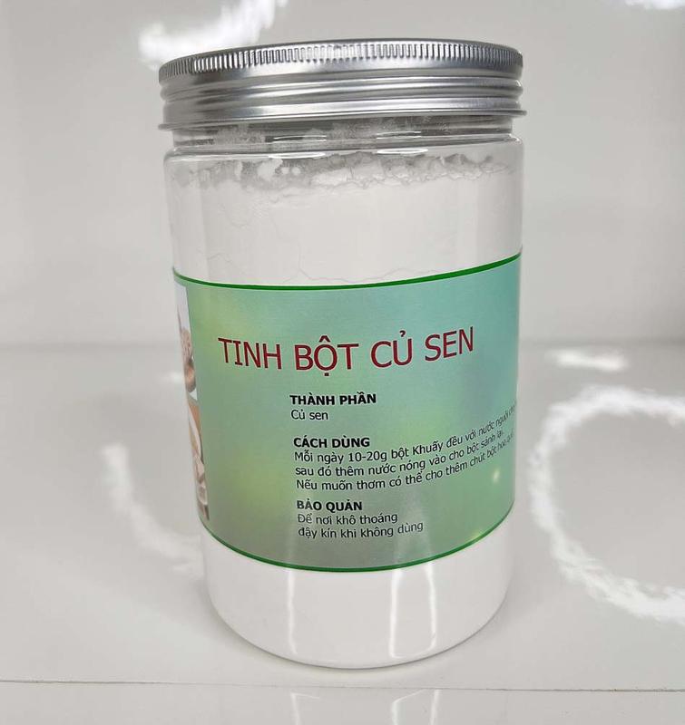 Tinh Bột Củ Sen Hủ 200gr - Chứa Nhiều Vi Chất Như Sắt, Canxi, Kali Và Protein Thực Vật