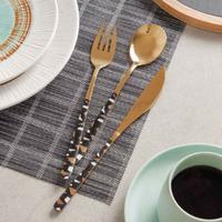 Gambar Brewsuniq - Festive Black And Brass Table Spoon / Sendok Makan Estetik Stainless Elegan Gagang Hitam dari Brewsuniq Store Kota Medan 4 Tokopedia