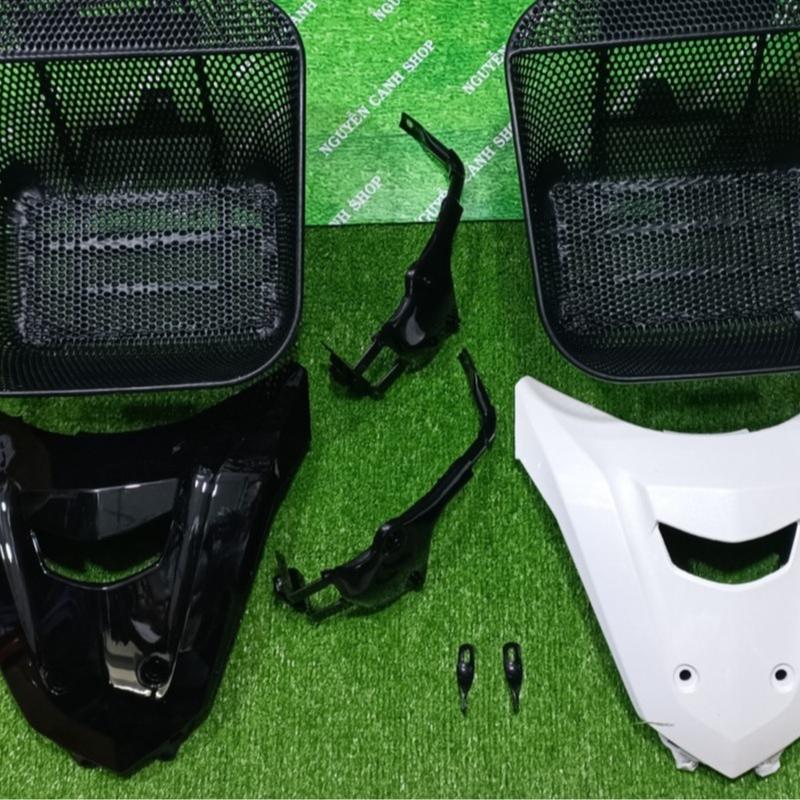 Bộ 4 món Rổ xe Future 125 LED (2 pas+1 nạ+1 rổ) - Phụ tùng phù hợp cho xe Future 125