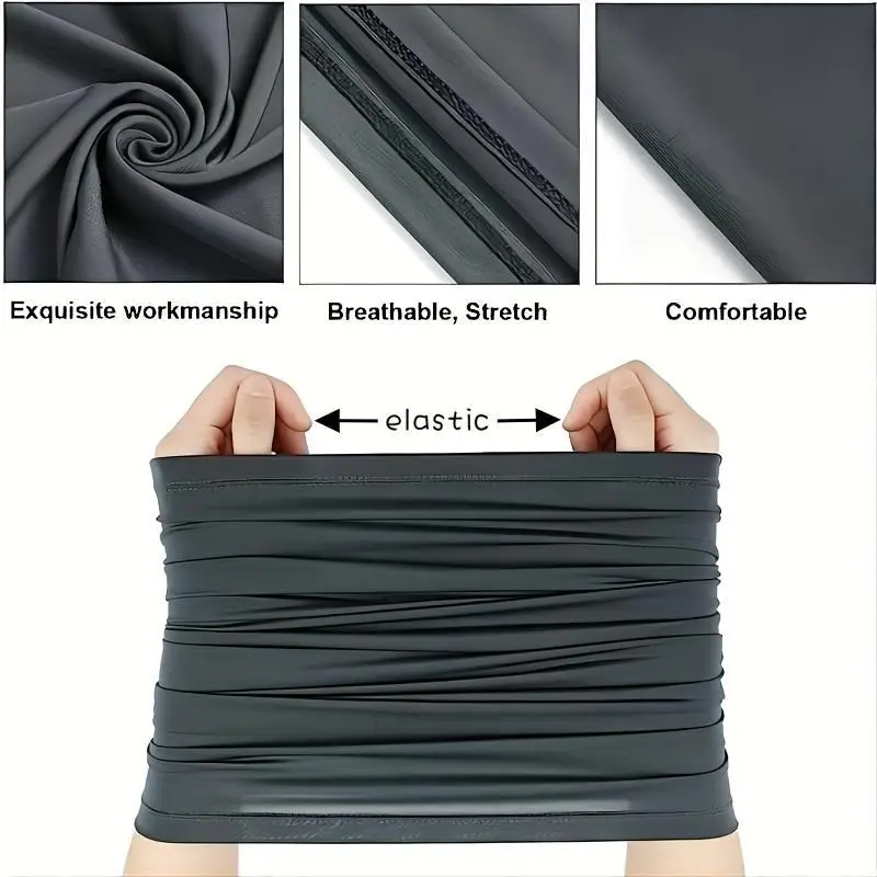 6pcs Cooling UV Protection Face Masks - Breathable, proof Balaclava for Outdoor Activities, Soft Polyester Blend 4
