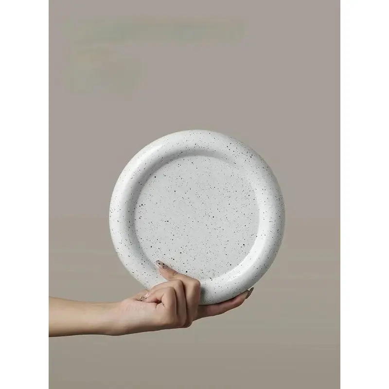 Khay Đám Mây Sáng Tạo, Phong Cách Bắc Âu Ins, Đĩa Để Bàn, Thích Hợp Cho Món Tráng Miệng, Bánh Ngọt, Bít Tết, Salad, Trái Tim Và Trái Cây Bằng Gốm, Đồ Trang Trí 8