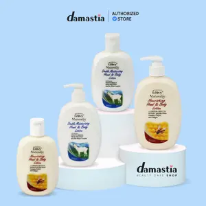 Leivy Body Lotion Goats Milk Royal Jelly 270ml 500ml Pemutih Melembabkan Kulit Kering