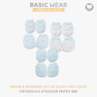 Gambar FLUFFY Sarung Tangan Dan Kaos Kaki Rib Bayi Biru (Isi 3 Pcs) STKR BRU NB - BIRU dari Fluffy Baby Store Kota Administrasi Jakarta Timur 1 Tokopedia