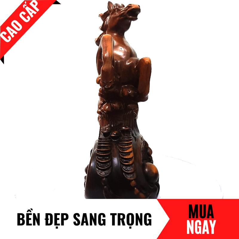 Tượng Ngựa Nhất Mã Phi Thiên Trang Trí Phong Thủy Cao 22cm 4