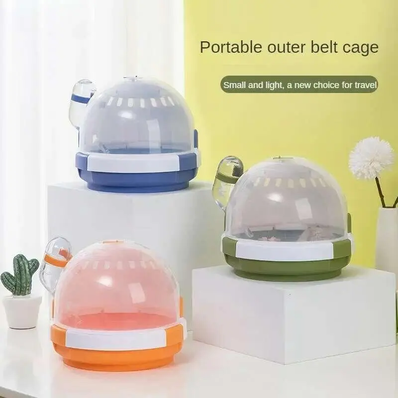 New Creative Outdoor Handheld Portable Out of Hamster Cage Golden Bear Pet Nest Home Landscaping Supplies