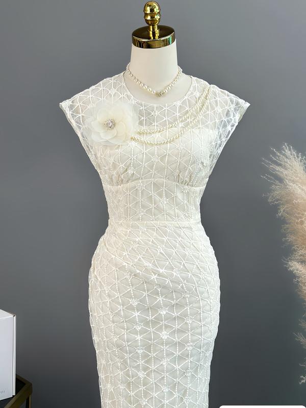 [MIỄN SHIP] MDU4330 Váy Ren Cao Cấp - Thiết Kế Kiêu Sa Trên Từng Đường Nét Dành Cho Nữ Women Dress Màu Trắng 6