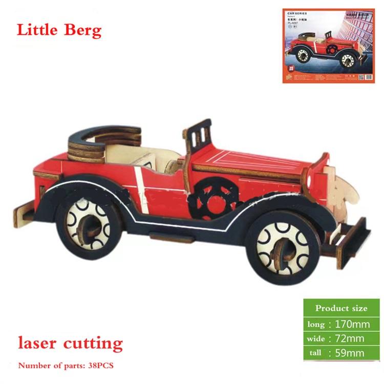 Product Introduction of Children's puzzle three-dimensional wooden puzzle toys Baby DIY 3D assembly block toy 4