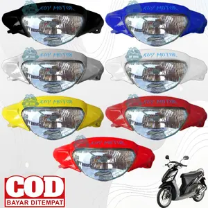 Batok kepala lampu Depan + Reflektor Headlamp Motor Yamaha Mio Sporty Lama Tahun 2003 2004 2004 2006 2007 2008 Warna Hitam putih silver kuning merah cabe maroon biru tua