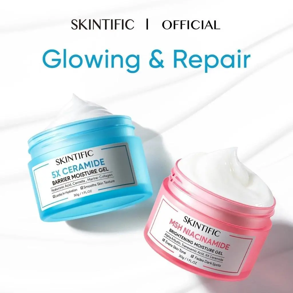 SKINTIFIC Moisturizer Ceramide Skintific Moisturiser Niacinamide Brightening Gel Dark Spot Retinol Night Cream【New product】
