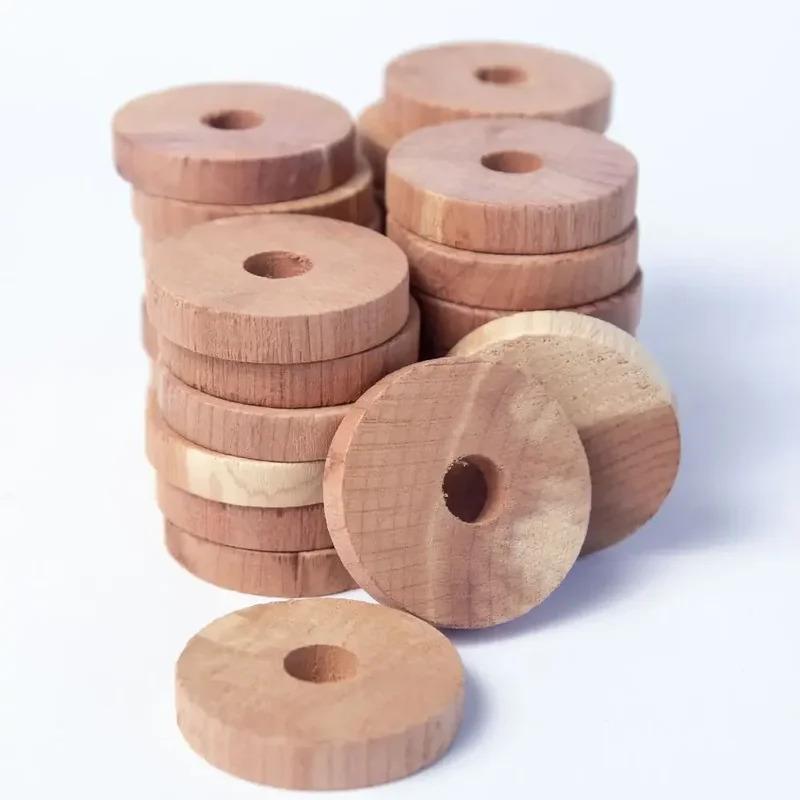 10Pcs Cedar Block Fresh Odour Deterrent Insect Wardrobe Health Natural Clothes Camphor Insect Repellent Moth Wood Home Supply 2