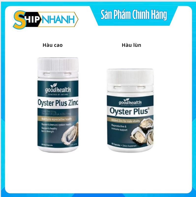 Viên Uống Tinh Chất Hàu Oyster Plus Zinc Goodhealth Úc 60 viên 0