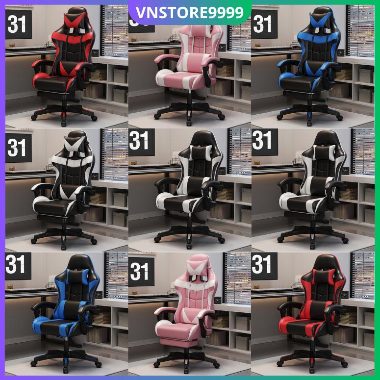 Ghế gaming công thái học nhiều mẫu ghế xoay văn phòng bọc nệm mềm thích hợp làm việc chơi game livestream