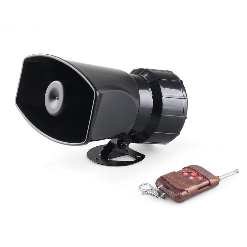 Product Introduction of 12V 7 Sound Horn Car 7 Tones  Warning Alarm Megaphone Siren Speaker Wireless Remote Control 31