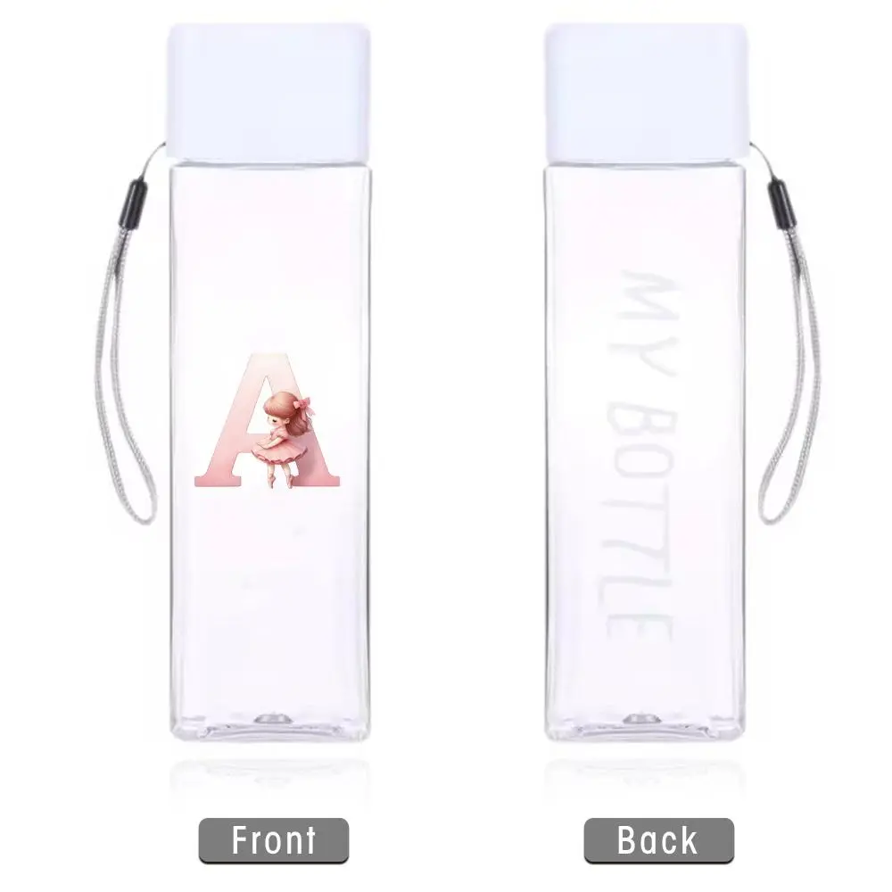 Ballerina Girl Pattern Water Bottle, Portable Large Capacity Water Bottle, Leakproof Drinking Cup for Outdoors Travel Fitness Accessories, Drinkware