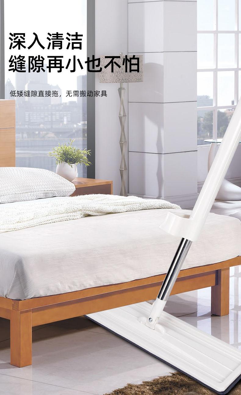 Product Introduction of Mop 2024 New Model Hands-Free Household Flat Dry and Wet Dual-Use One-Sweep Clean Set Lazy Mop Cleaning Artifact floor mop magic eraser window squeegee fur anatoly sticky 10