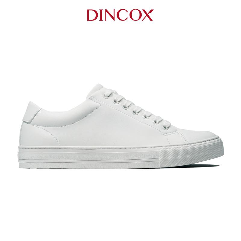  Giày Da Sneaker Unisex D20 White Năng Động Cá Tính Shoes Leather 