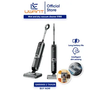 Uwant X100 All-in-One cordless Wet Dry Vacuum Cleaner Multi-Surface Penyedot Debu Vacum Cleaner