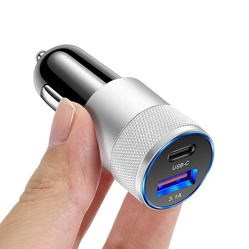 Product Introduction of Mini USB C Car Charger 30W PD Phone Power Adapter For Iphone Xiaomi Samsung Fast Charging Cigarette Lighter Socket USB Charger 23