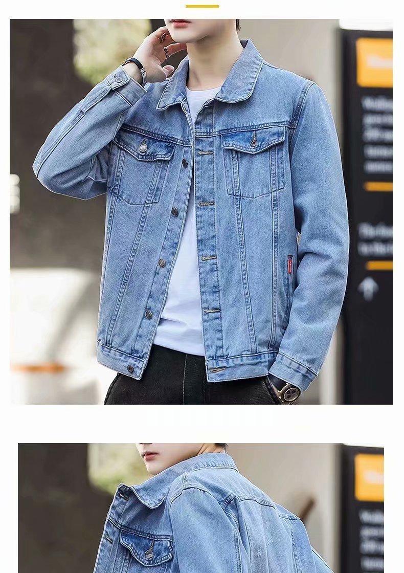 Product Introduction of Denim Jacket, Trendy, Slim Fit, Stylish Men's Jacket, 2025 Trend, Men's Denim Jacket, Furry Menswear Jacket with Pockets 7