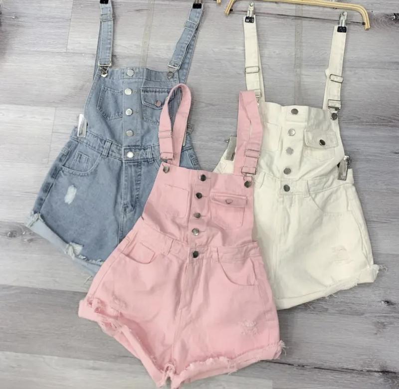 Yếm quần short  Jean ngắn 3 màu Y21  Women Pants  [M.A.I Clothing]