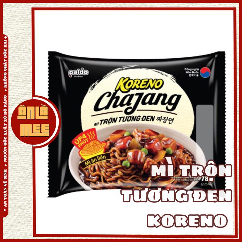 10 gói Mì Trộn Tương Đen Paldo Koreno Chajang ngon mê ly mì gói
