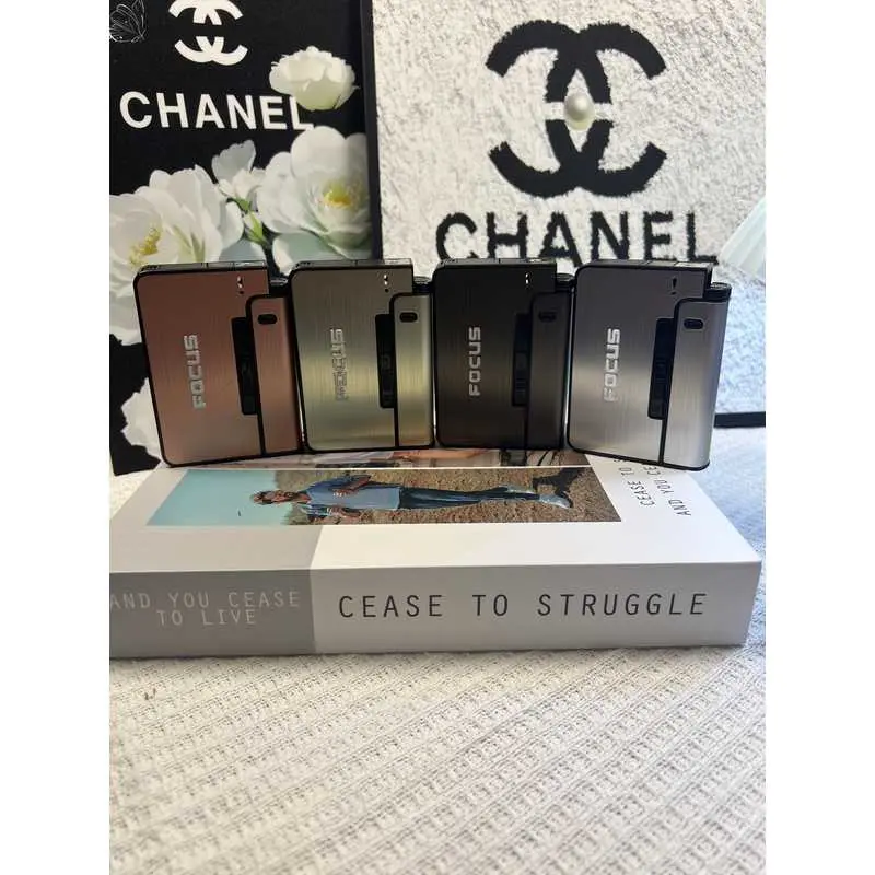 Portable Metal Boxes With  10pcs  Holder Case  Gadget For Men Christmas Gift