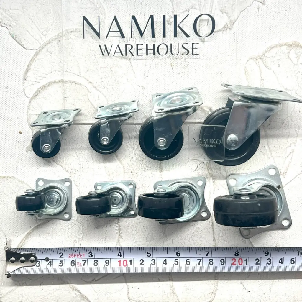 Roda Kastor troli gepeng set 4 pcs 20 - 40 mm