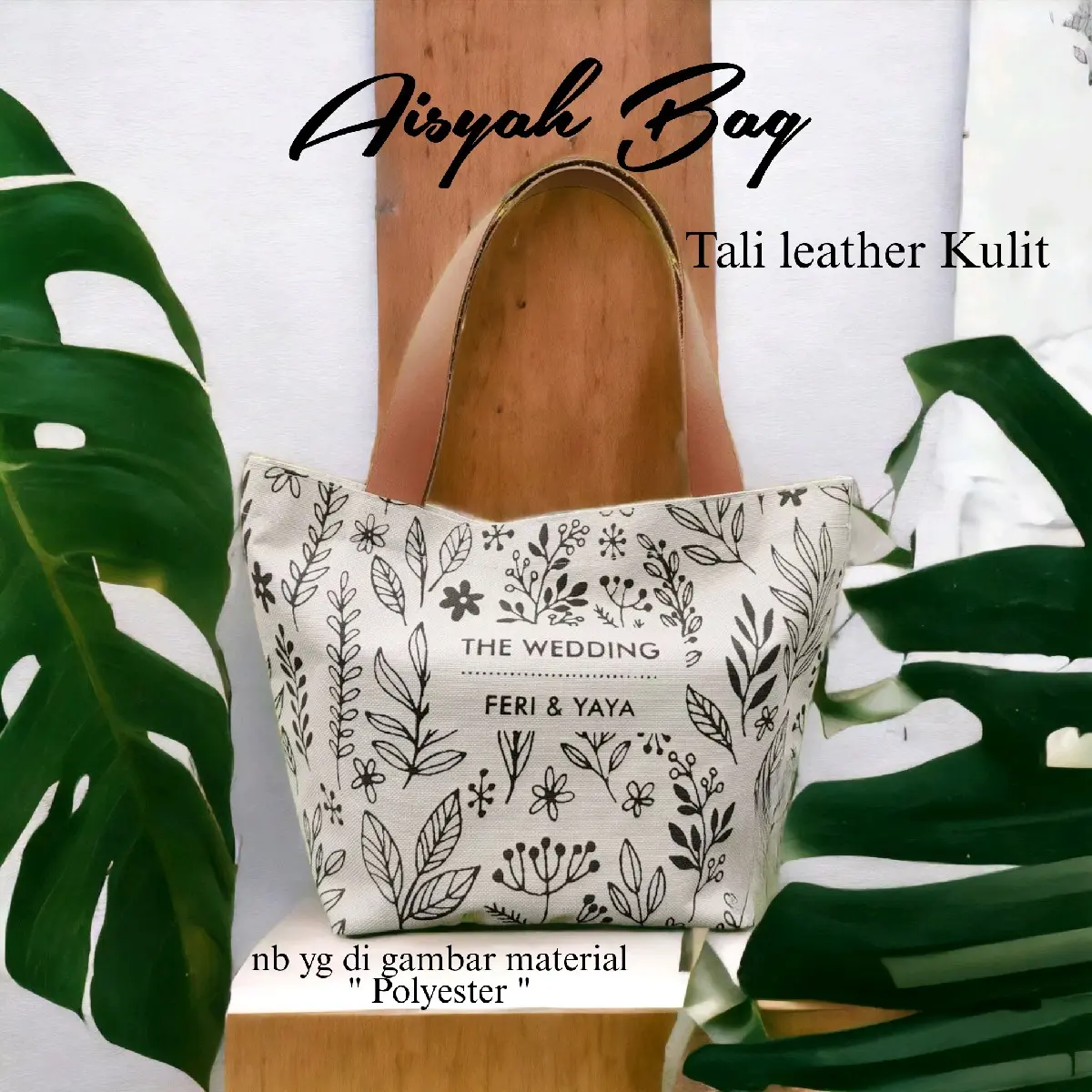 Sample Fatimah Bag & Aisya Bag Souvernir pernikahan undangan ucapan terima kasih wedding nikah tunangan