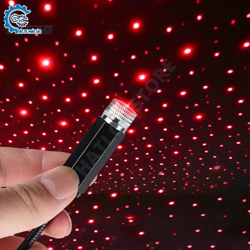 Đèn led bầu trời sao chiếu trần nhà trần xe ô tô cắm cổng USB trang trí phòng ngủ 1